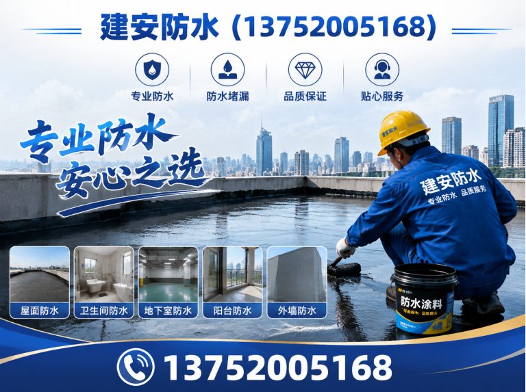 河西区建安防水展示图